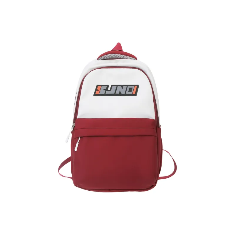 Gorora Nylon Backpack Regular Women's Red Black Khaki Gray Pink-0