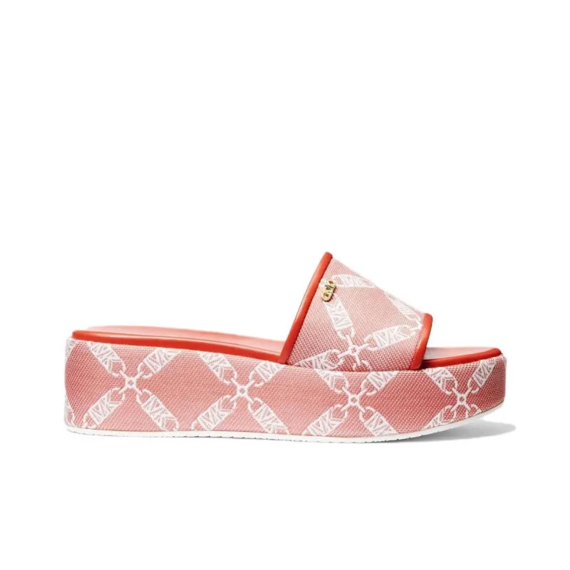 Michael Kors Ember Canvas Platform Sandals-1