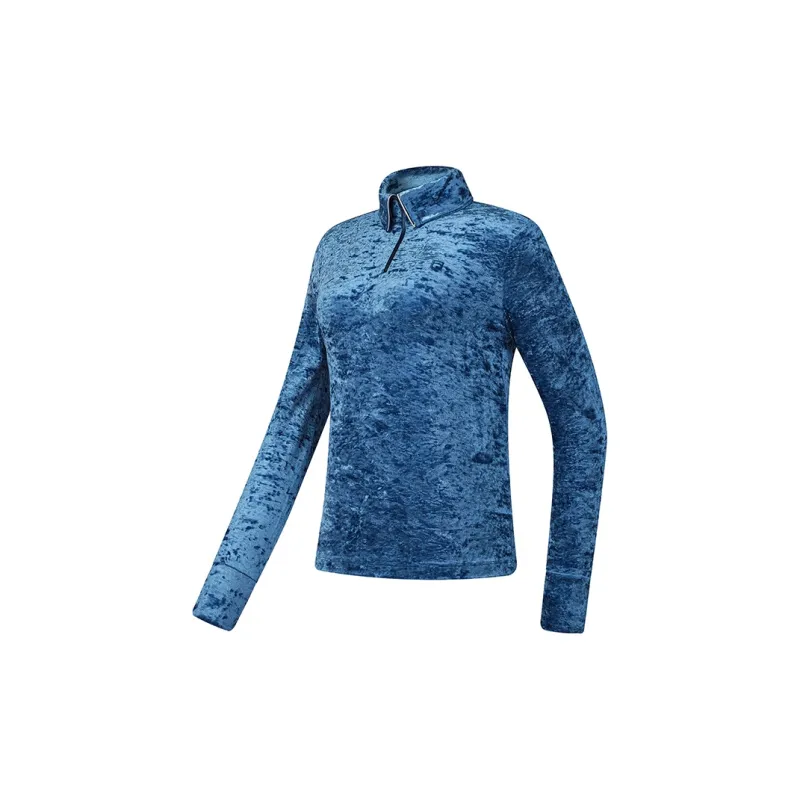 FILA AthleticsGolf Collection Polo Shirt Women's Purple Dark Blue-1
