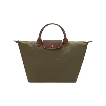 LONGCHAMP Le Pliage Fabric Dumpling Bag Travel Bag Handbags Large Size Women's Khaki Green