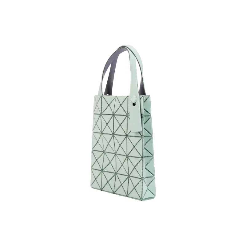 ISSEY MIYAKE Lucent Boxy Bonded PVC Resin Handbag Mini Women's Gray Green-2