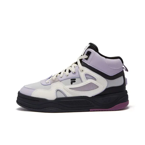 FILA FUSION BANK II Slip Resistant Low Top Skateboard Shoes Women's Gray Purple