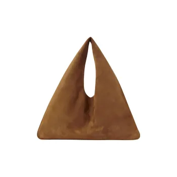 THE ROW Suede Handbag Women's Caramel Brown