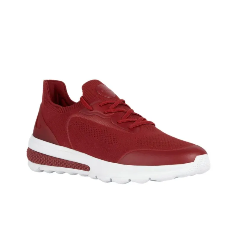 GEOX Spherica Actif Anti-Slip Wear-Resistant Low-Top Casual Shoes Men's Red-1
