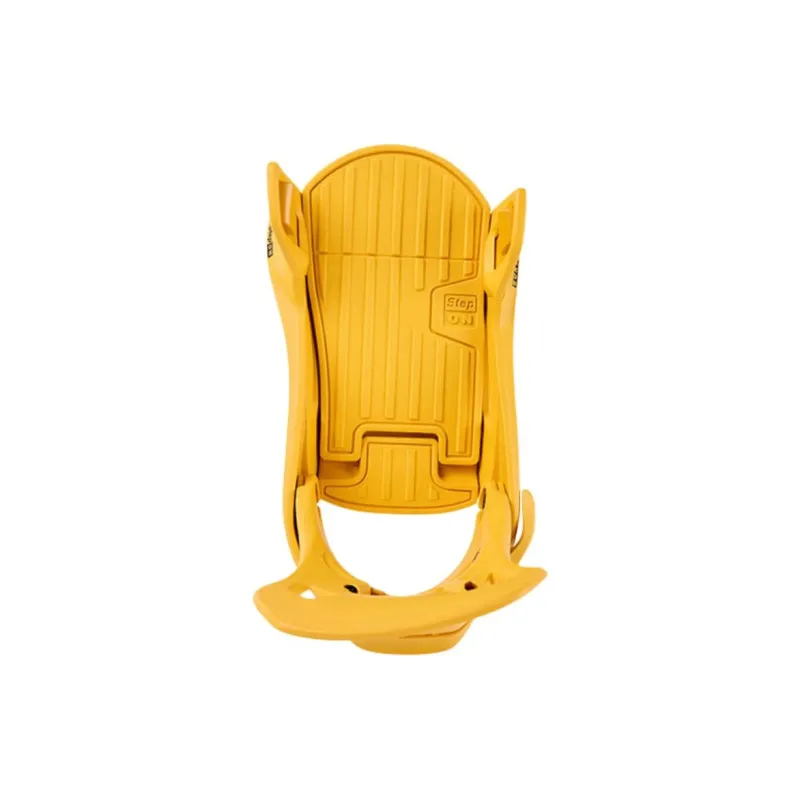 BURTON STEP ON RE FLEX Single Snowboard Ski Bindings Men's Yellow-3