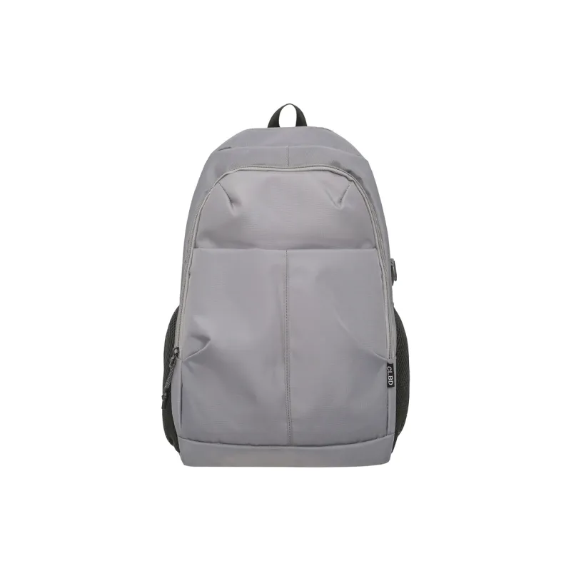 Gorora Nylon With Mesh Backpack Regular Unisex Black/Gray/Blue-2