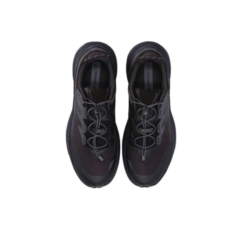 HOKA ONE ONE Anti Slip Wear Resistant Low Top Casual Shoes Men's Black-4