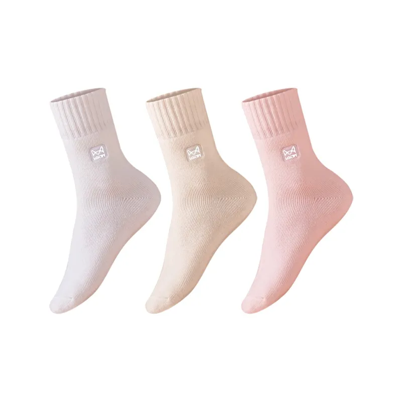MIIOW Trend Party Series Mid Calf Socks Unisex 3 Pack-11