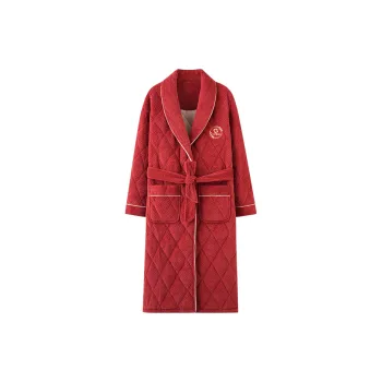 MADALLO Pajama Robe Women's Watermelon Red