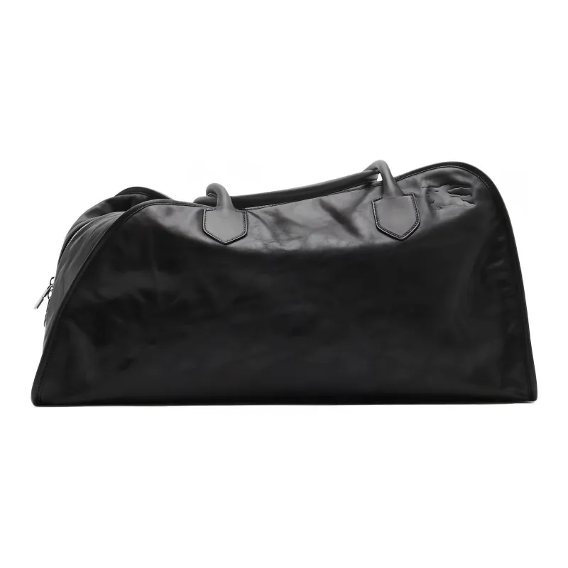 Burberry Calfskin Handbags Travel Bags Medium Size Men's Black-2