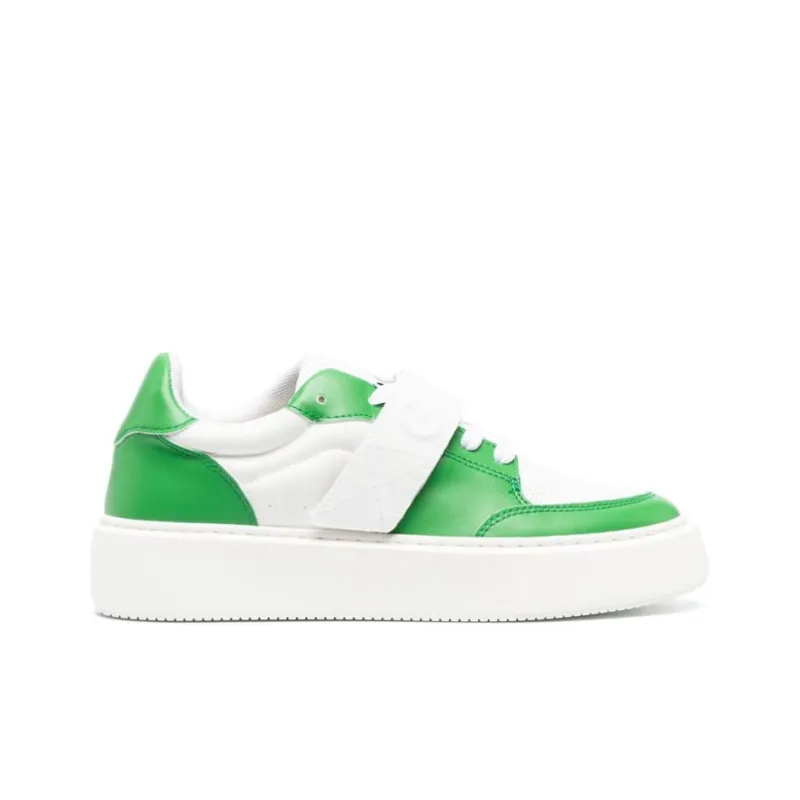 GANNI Logo-embossed Touch-strap Sneakers-1