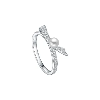 BABYBEI 925 Sterling Silver Shell Pearl Rings Women's