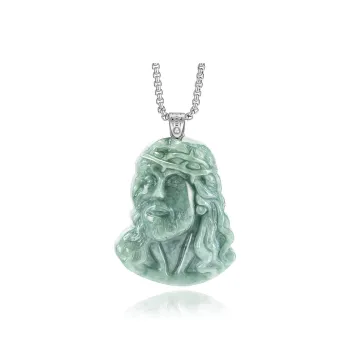 Jade Is Boundless Bean Type Necklaces Unisex