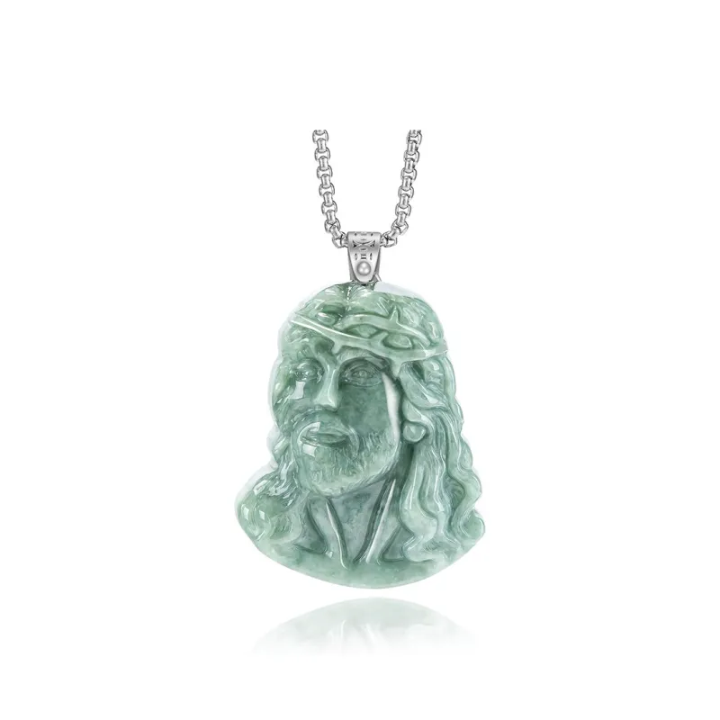 Jade Is Boundless Bean Type Necklaces Unisex-0