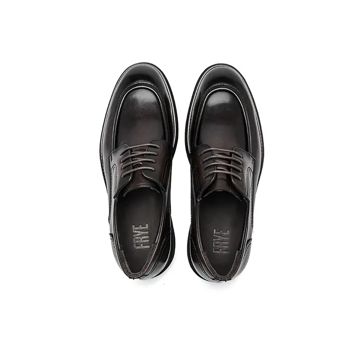 FRYE Men's Casual Shoes Men Low Top Black/Coffee-10