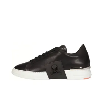 PHILIPP PLEIN Low Top Skateboard Shoes Men's Black