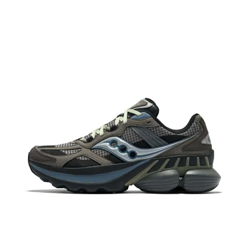 Saucony Low Top Running Shoes Unisex Brown Black