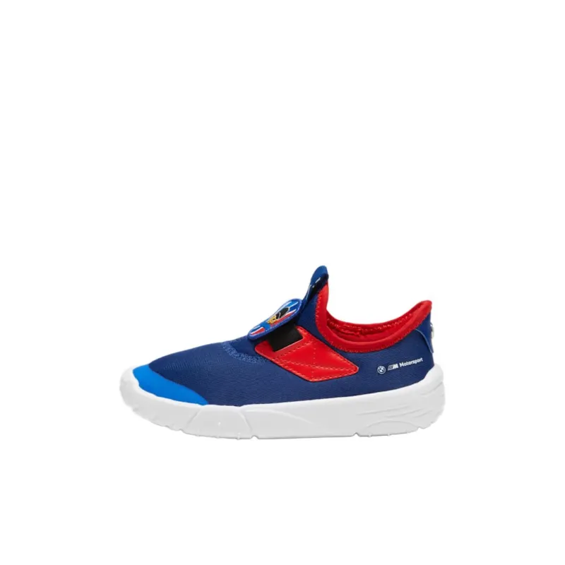 PUMA BMW M Motorsport Slipkart Anti-Slip Wear-Resistant Low-Top Kids Lifestyle Shoes Blue Children Aged 3-7 Years Old-0