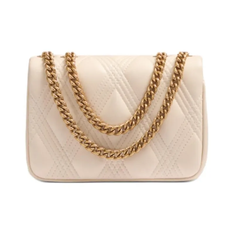 Valentino Sheepskin Shoulder Bag Crossbody Bag Small Size Women's Cream White-2