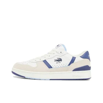 LACOSTE T-Clip Low-Top Skateboard Shoes Men's White