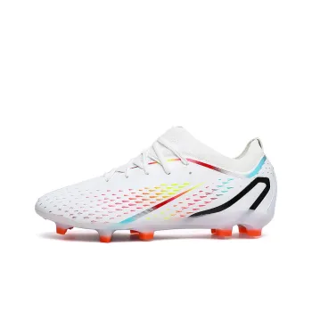CAMKIDS Slip Resistant Waterproof Breathable Lightweight Cushioning Low Top Kids' Soccer Shoes Teenagers