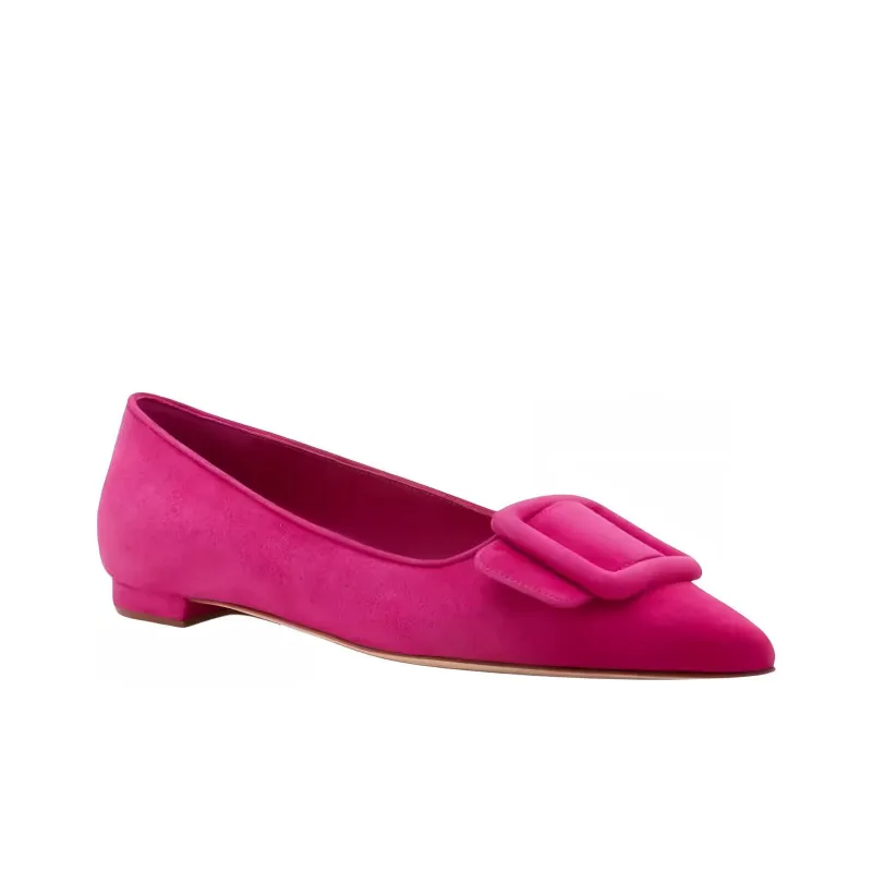 MANOLO BLAHNIK Casual Single Shoes Women's Pink-2