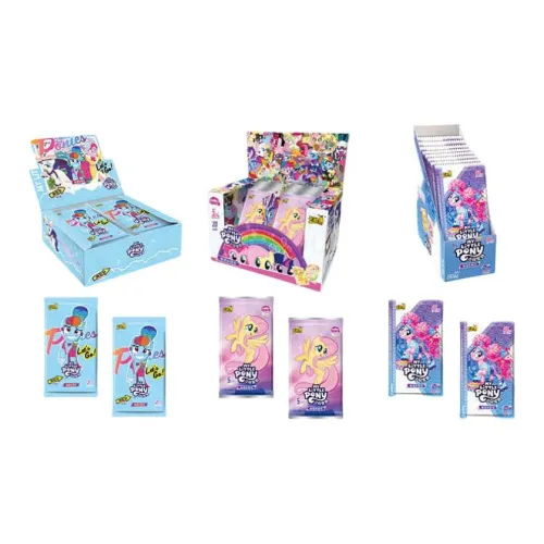 KAYOU My Little Pony Characters Fun Shadow Bag+Rainbow Bag+Shining Moon Bag IP/Anime Cards Box Of 3