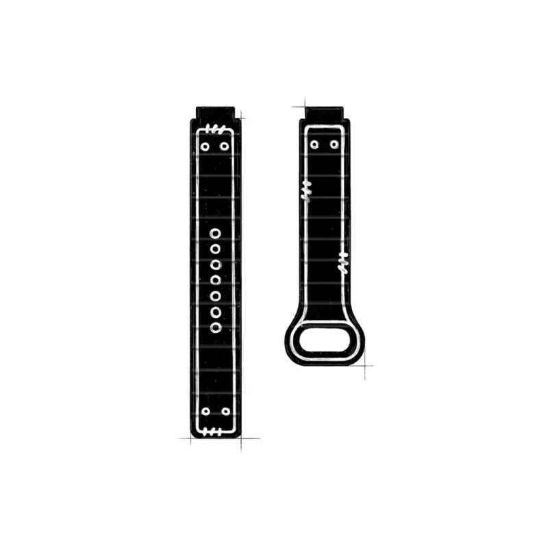 CHENSONG Huawei Compatibility Watch Band Silicone Material-3