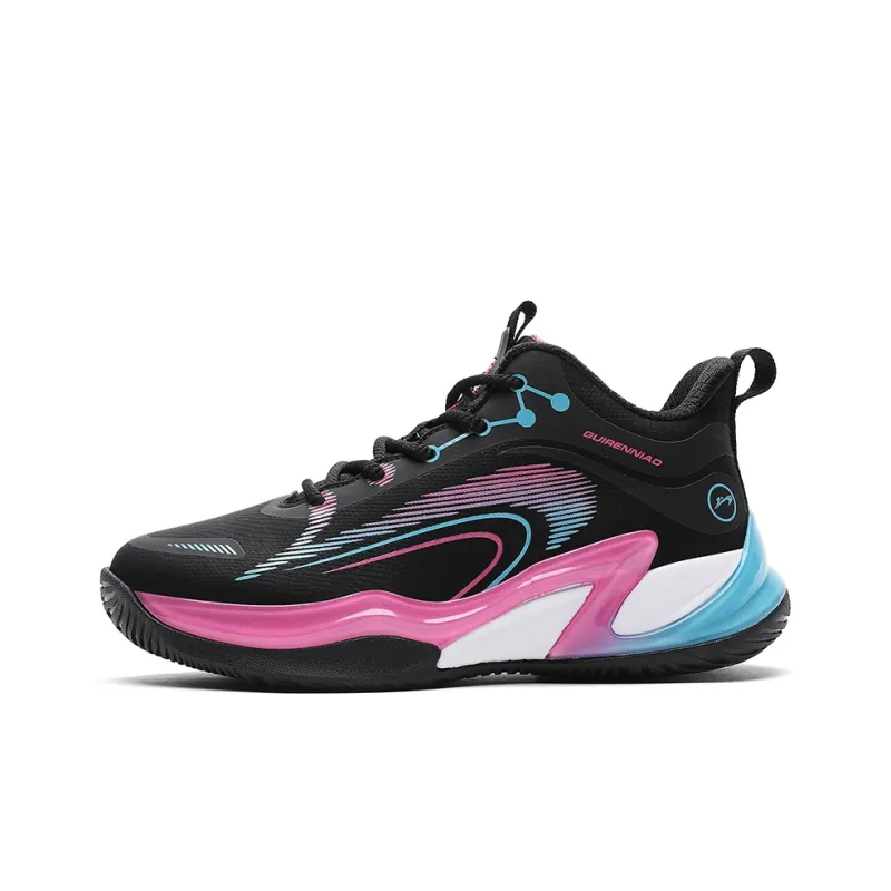 K-bird Cushioned Slip-Resistant Rebound Mid-Top Basketball Shoes Women's-18