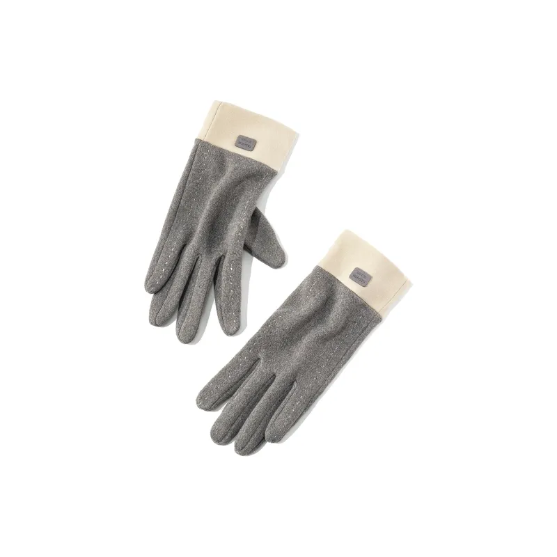 Shanghai Story Polyester Knit Gloves Women's 4 Colors-7
