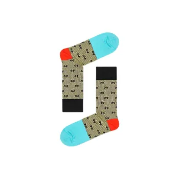 Happy Socks Mid Calf Socks Unisex 1 Pack Vintage Style Sunglasses