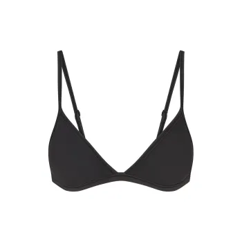 SKIMS FW24 OUTDOOR TRIANGLE BRALETTE Bra Women's 1 Pack Washed Onyx/Washable Onyx