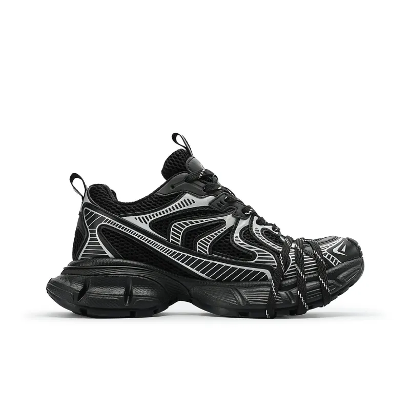 BASLS Bashe Series Lightweight Height Increasing Low Top Chunky Sneakers Unisex-13