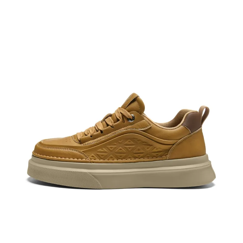 AOKANG Maillard Style Series Height Increasing Lightweight Slip-Resistant Low-Top Skateboard Shoes Men's Exclusive Box-0