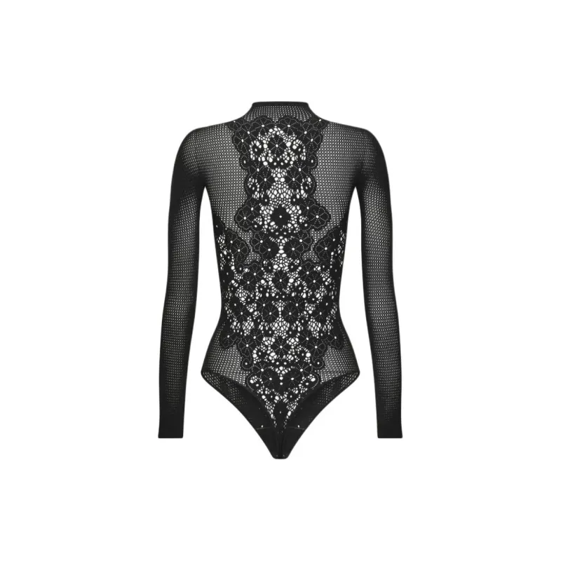Wolford Pointelle Knit-detail Bodysuit-1