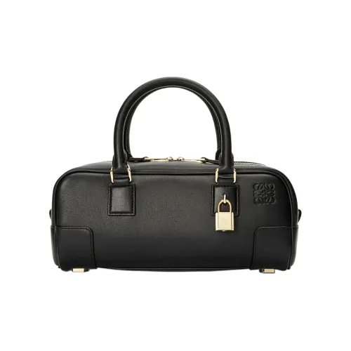 LOEWE Amazona Napa Calf Leather Shoulder Bag, Crossbody Bag, Handbag Regular Women's Black