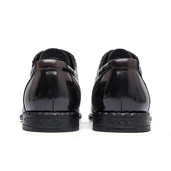 FRYE Dress Shoes Men Low Top Black/Coffee-9