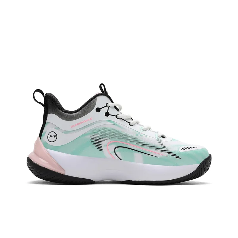 K-bird Cushioned Slip-Resistant Rebound Mid-Top Basketball Shoes Women's-7