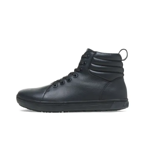 Birkenstock QO 700 Mid Top Skateboard Shoes Unisex Black Regular
