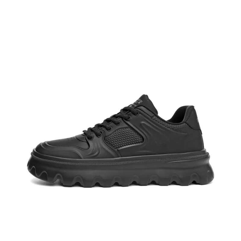 AOKANG Trendy Play Series Height-Enhancing Wear-Resistant Lightweight Low-Top Casual Shoes Men's Exclusive Box-1