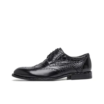 FRYE Dress Shoes Men Low Top Black/Coffee