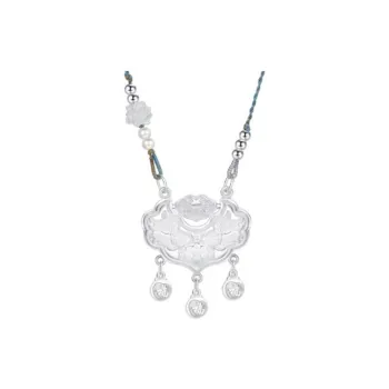 Brahmacharya S999 Fine Silver Necklaces Women's