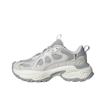 Adidas Cushioning Wear Resistant Low Top Chunky Sneakers Women's Gray