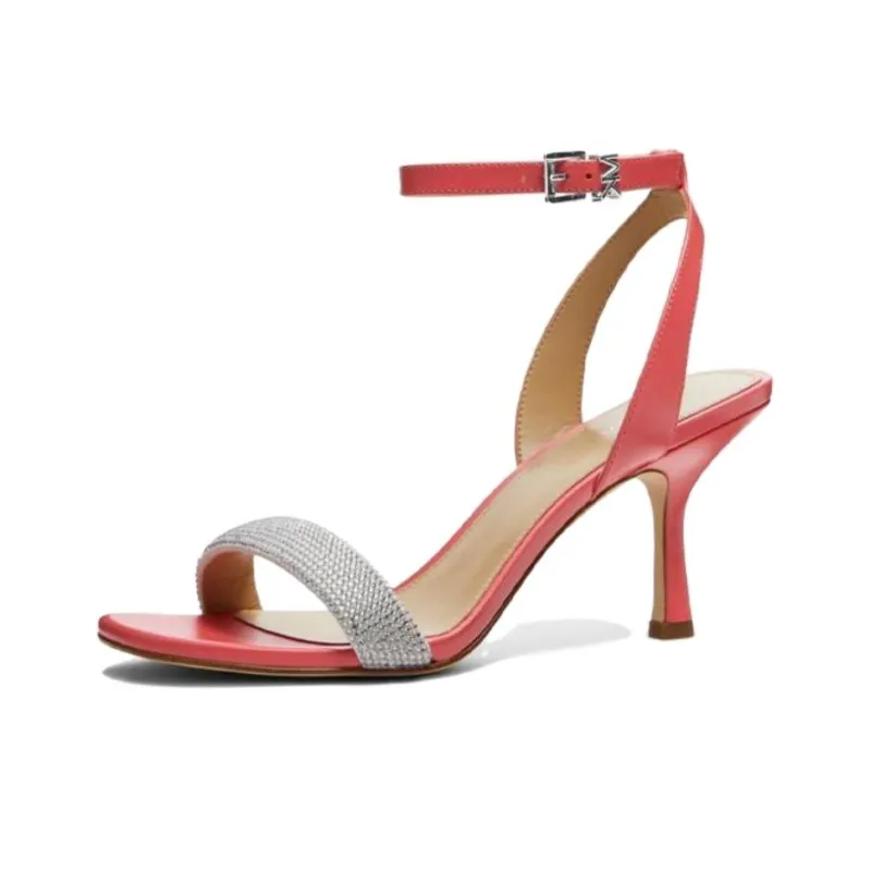 MICHAEL KORS Carrie Strap Sandals Women's Red-3