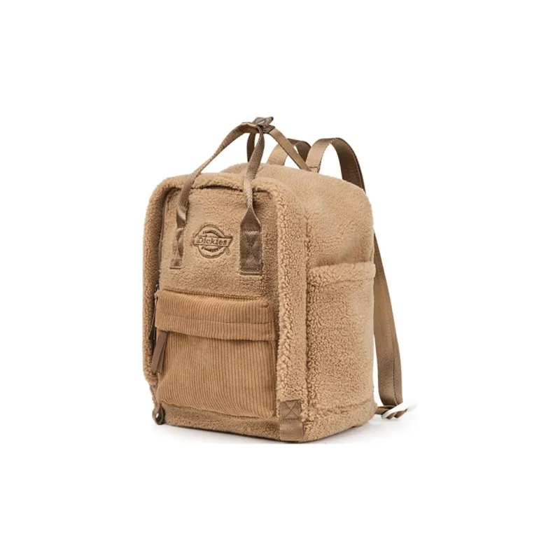 Dickies Polyester Backpack Small Size Women's Lotus Pink/Creamy Apricot/Coffee Brown-5