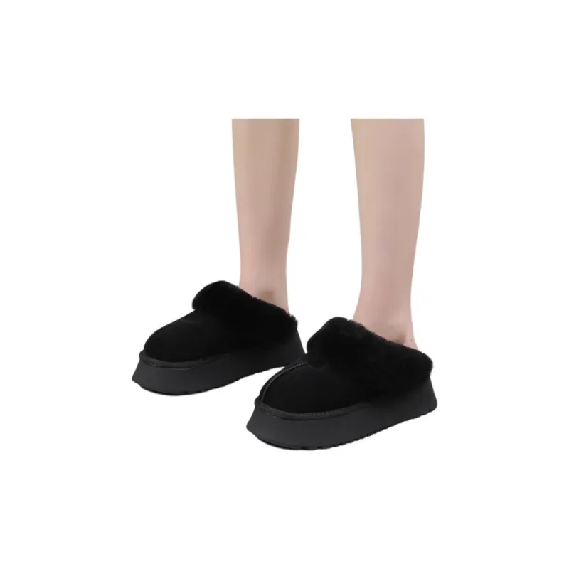 ALPLUME Home Slippers Yellow Brown Black Antelope Brown-8