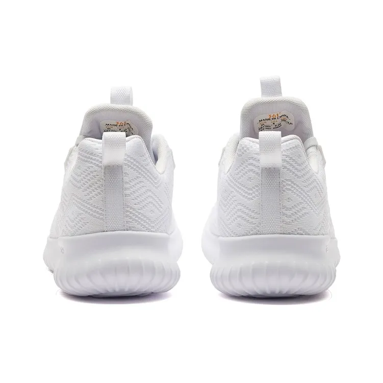 361° Cushioning Anti Slip And Wear Resistant Low Top Running Shoes Men's White-6