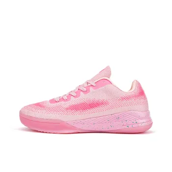 IVERSON Cushioning Anti Slip And Wear Resistant Low Top Basketball Shoes Unisex Cherry Blossom Pink