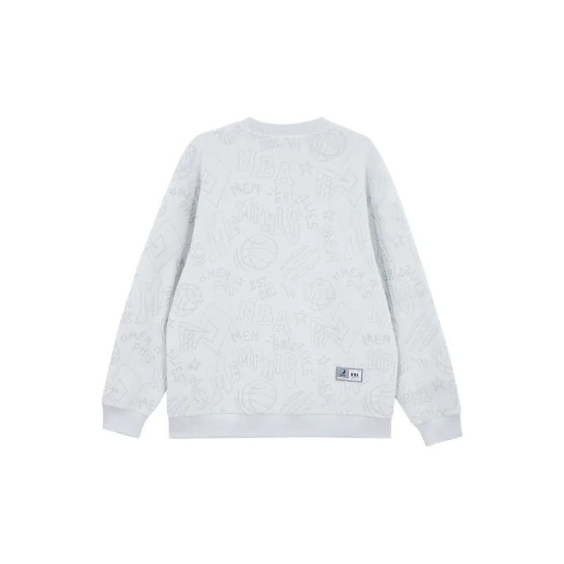 JACK JONES· JACK&JONESxNBA Sweatshirt Unisex Light Blue Gray-0