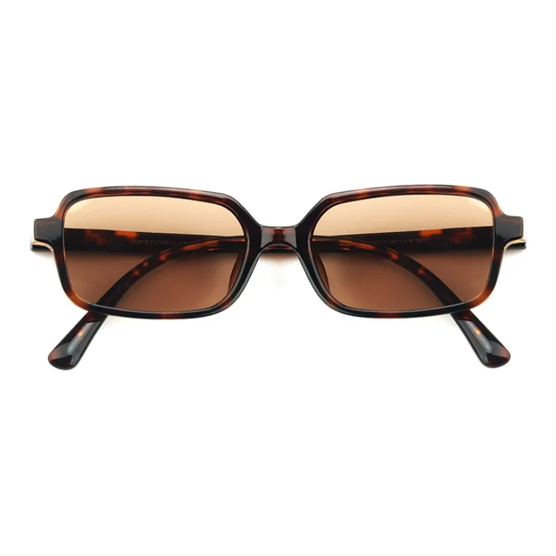 JIANGDAREN TR/Memory Plastic Irregular Shape Sunglasses Men's-1